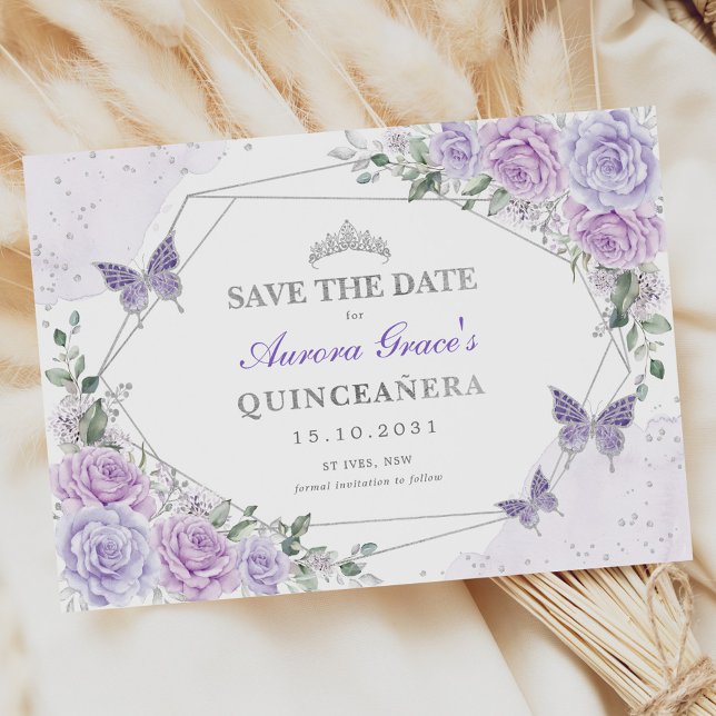 Anuncio Quinceanera Salven la fecha a los Rosas de plata l (Subido por el creador)