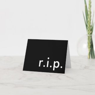 Anuncio r.i.p.