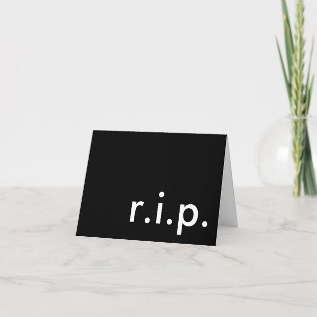 Anuncio r.i.p. (Anverso)