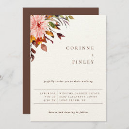 Anuncio Ramo de boda de otoño rústico