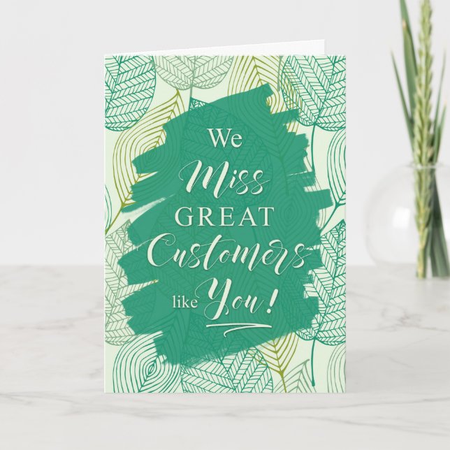 Anuncio Reactivación de clientes de negocios botánicos ver (Anverso)