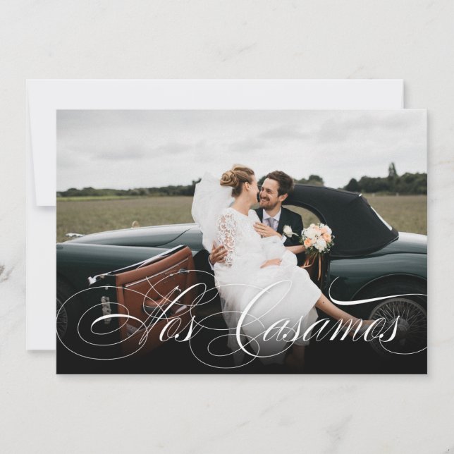 Anuncio Recién casados recién castellano Foto Nos Casamos (Anverso)