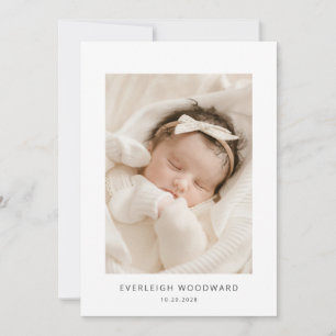 Anuncio Recién nacido Adorable Foto Nacimiento