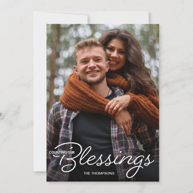 Anuncio Recuento de nuestras bendiciones, primera foto de  (Anverso)