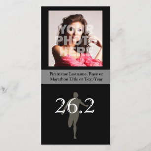 Anuncio Recuerdo personalizado del corredor de maratón