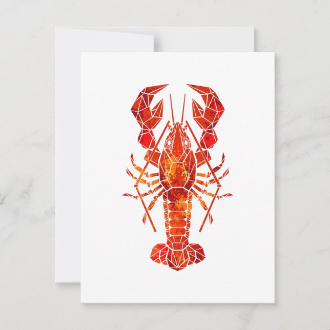Anuncio Red polygonal lobster (Anverso)