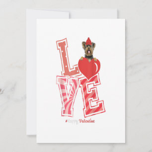 Anuncio Regalo de Día de San Valentín de Yorkshire Terrier