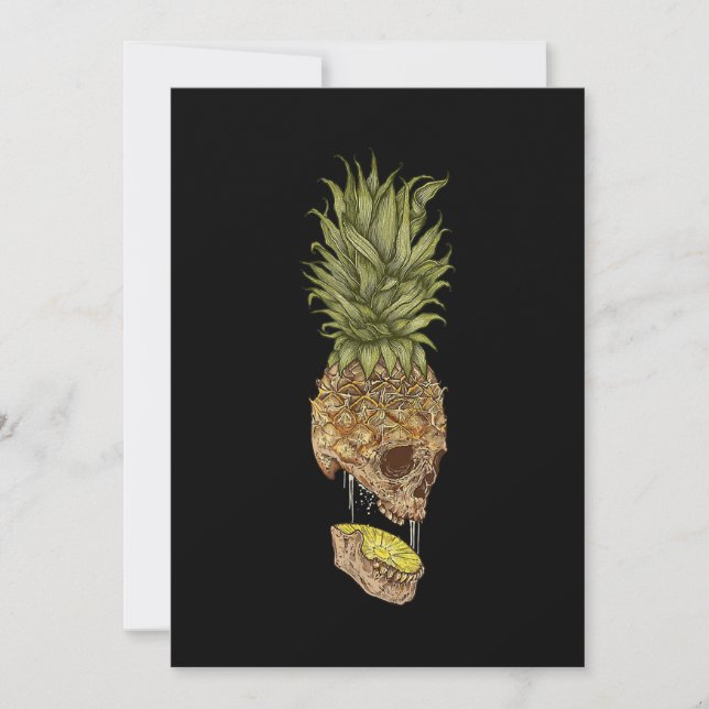 Anuncio Regalo de verano de piña de cráneo de Hawái (Anverso)