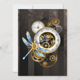 Anuncio Reloj de vapor con libélula mecánica