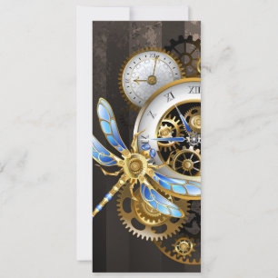 Anuncio Reloj de vapor con libélula mecánica