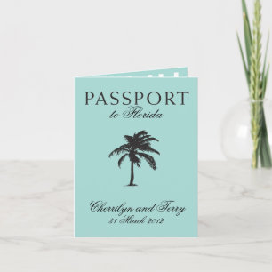 Anuncio Reserva de la boda del pasaporte de la Florida la
