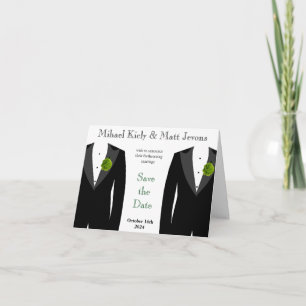 Anuncio Reserva gay de la boda del clavel verde la fecha