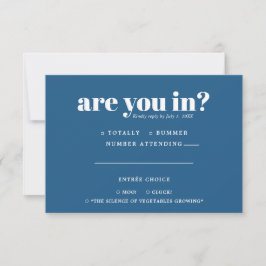 Anuncio Respuesta de Boda Divertida y Original | Tipografí