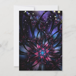 Anuncio Resumen del diseño de flor fractal.