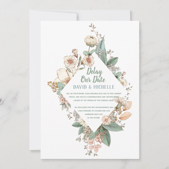 Anuncio Retrasar Nuestro Día | Retraso por Coronavirus | T (Anverso)