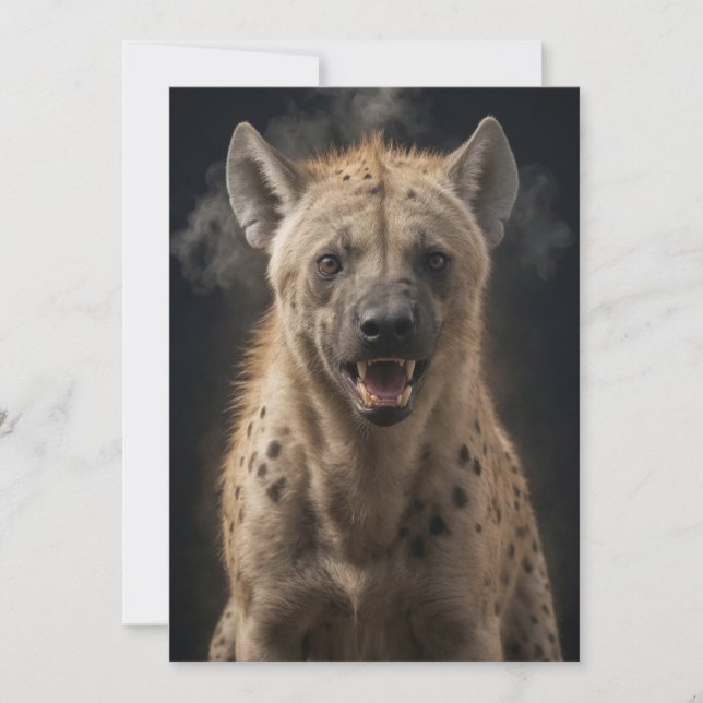 Anuncio Retrato de la niebla dramática elegante de Hyena W (Anverso)