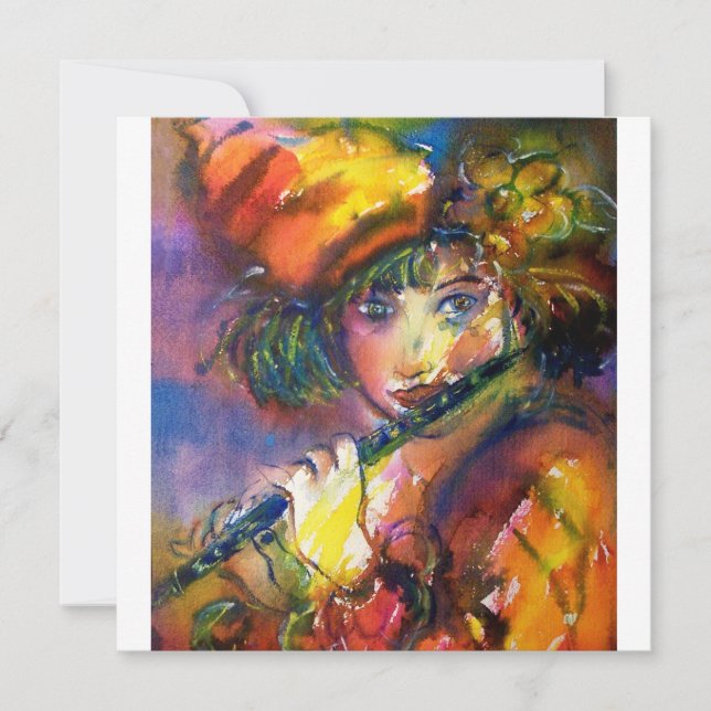 Anuncio RETRATO FLUTISTA / Mascarada veneciana (Anverso)