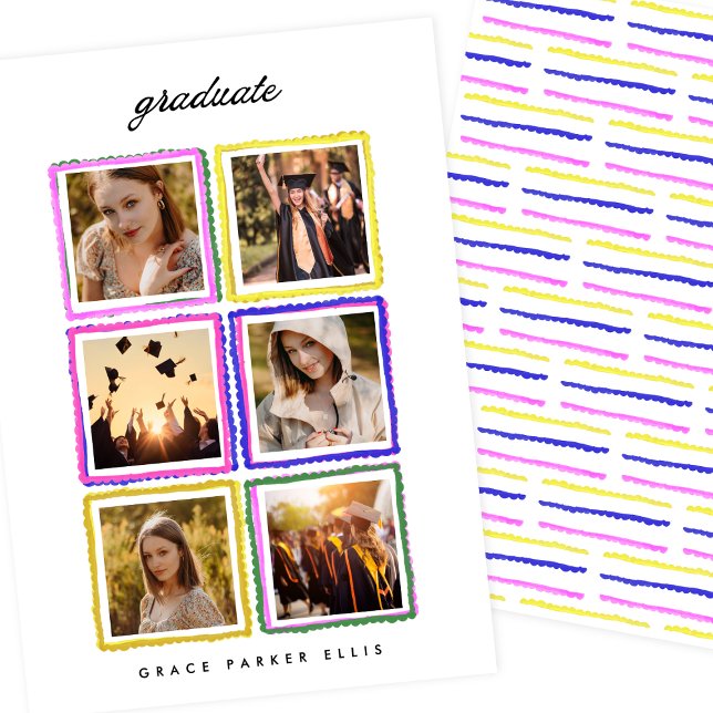 Anuncio Retro Photo Collage Frames Graduation High School (Subido por el creador)