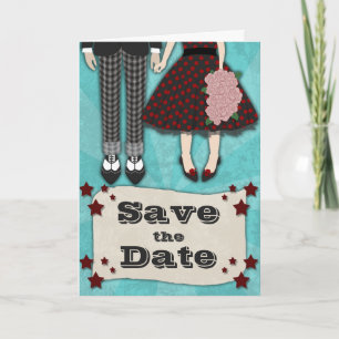 Anuncio Rockabilly Boda, guardar la fecha