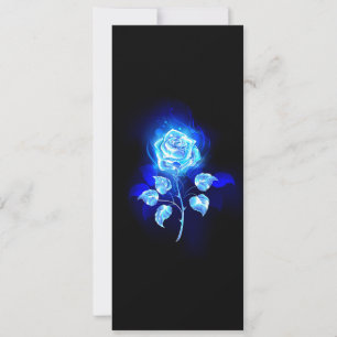 Anuncio Rosa azul en llamas