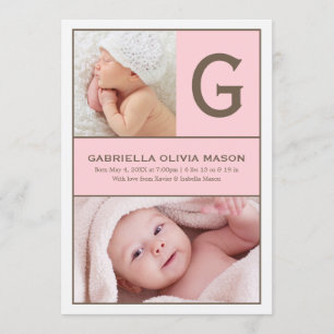 Anuncio Rosa inicial del collage el  