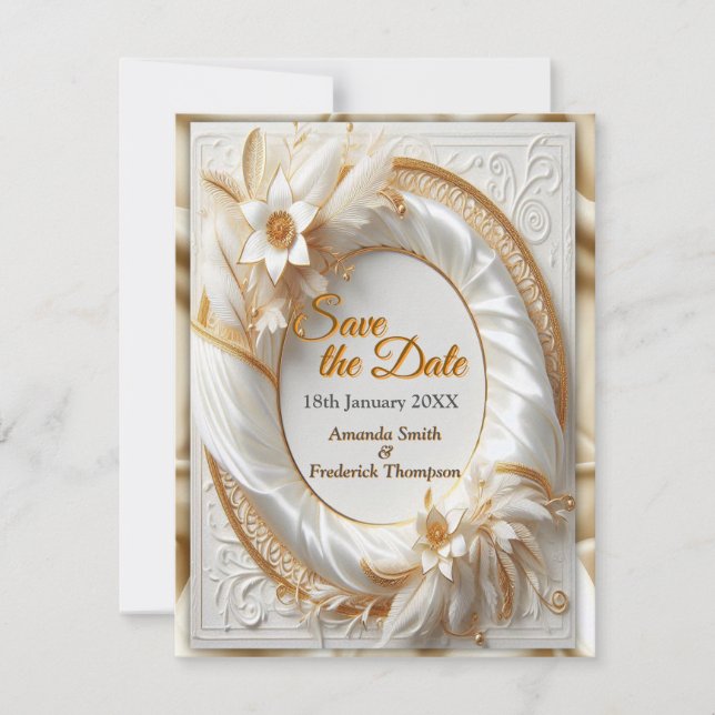 Anuncio Rosas de oro blanco, seda de champán y mariposas (Anverso)