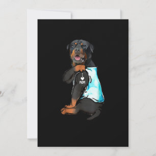 Anuncio Rottweiler I Love Mom Tattoo