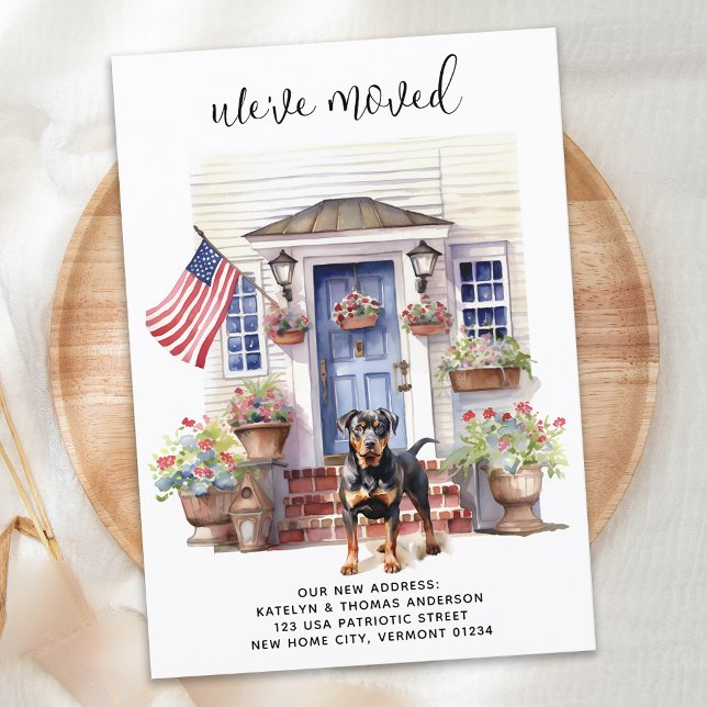 Anuncio Rottweiler Patriótico Mascota Personalizado Trasla (Subido por el creador)