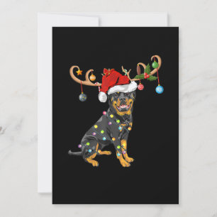 Anuncio Rottweiler Xmas Gift Santas Reindeer Rottweiler