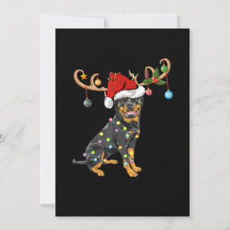 Anuncio Rottweiler Xmas Gift Santas Reindeer Rottweiler