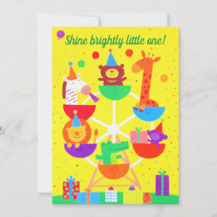 Anuncio Ruedas Cute Ferris Animales Woodland