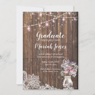 Anuncio Rustic Mason Jar String ilumina el descalzoBride™