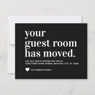 Anuncio Sala de invitados Clásica de Tipografía Negra en M