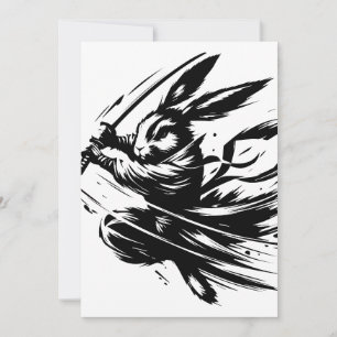 Anuncio Samurái Conejo Guerrero de Tinta Negra