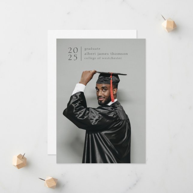 Anuncio sangría completa foto moderna simple año audaz (Anverso/Reverso In Situ)