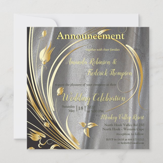 Anuncio Satin & Gold flor splendor (Anverso)