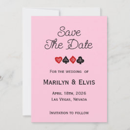 Anuncio Save The Date Flat Announcement Card