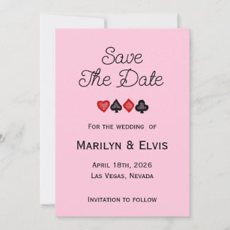 Anuncio Save The Date Flat Announcement Card