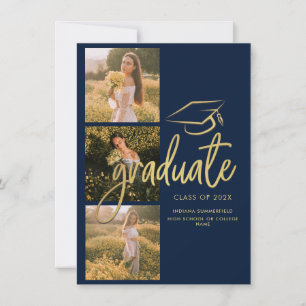 Anuncio Script de Collage de fotos de graduación 2025