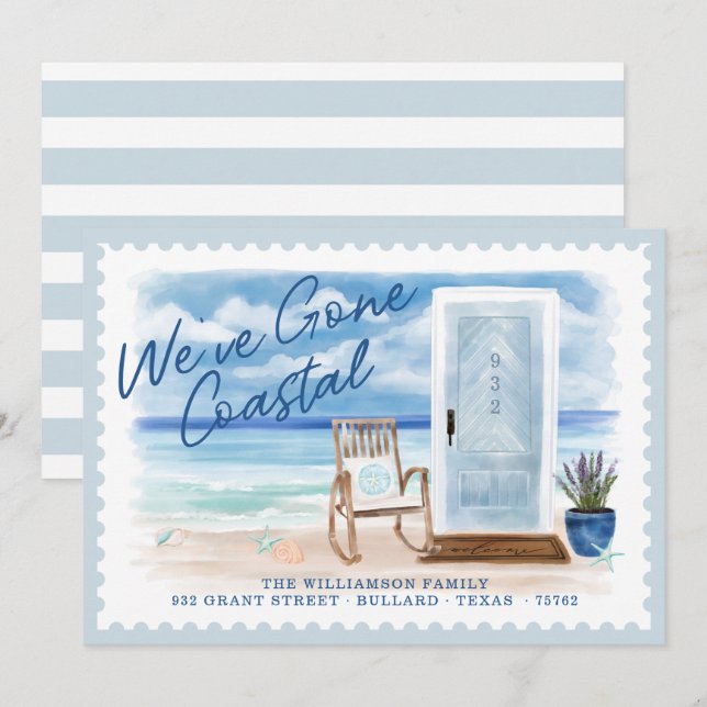 Anuncio Se ha ido la puerta acuática de la playa costera (Anverso / Reverso)