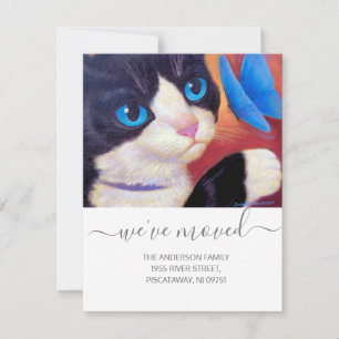 Anuncio Se ha movido el Mascota de gatos de Tuxedo Nuevo g