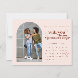Anuncio Sé Mi Dama de Honor   Foto y Calendario
