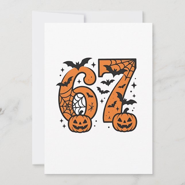 Anuncio Seis Siete Memes Halloween 67 Mason Spooky (Anverso)