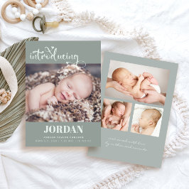 Anuncio Sencillo Collage de fotos de escritura moderna Nac