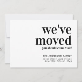 Anuncio Sencillo que nos hemos mudado a visitar el movimie