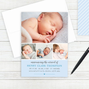 Anuncio Sencillo y Dulce Collage Fotográfico de Niño Recié