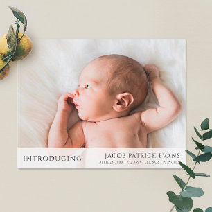 Anuncio Sencillo y moderno Personalizado niño o Chica foto