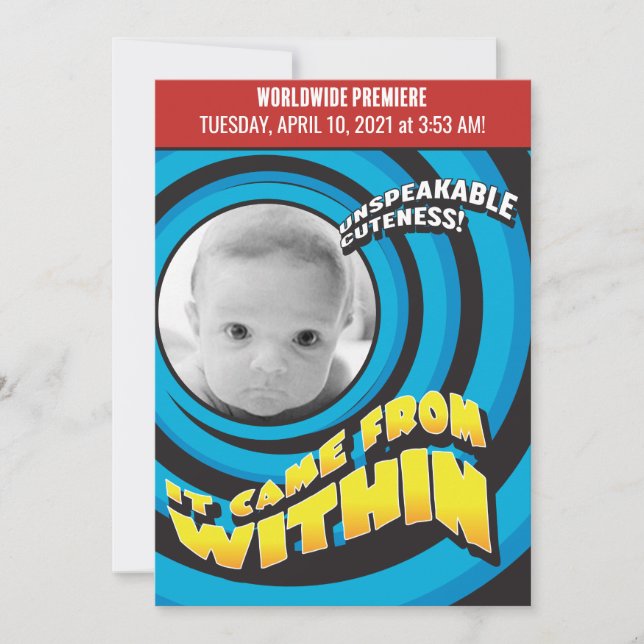 Anuncio ¡SENSACIONAL! ¡IMPACTANTE! Personalizar de películ (Anverso)