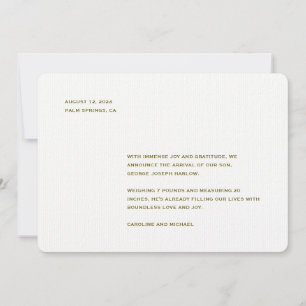 Anuncio Sexo minimalista Nacimiento neutral