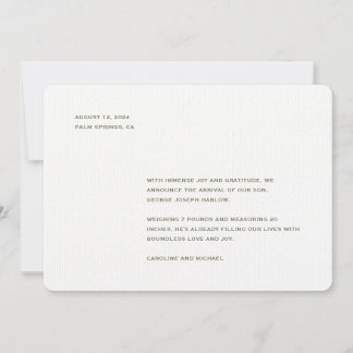 Anuncio Sexo minimalista Nacimiento neutral